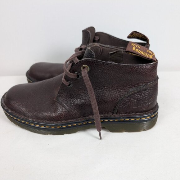 Mens Dr. Martens Sussex 3-Eye Chukka Boot Brown Industrial Leather Size 8 main image 4